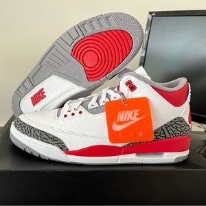 Jordan Retro 3 fire red size 13